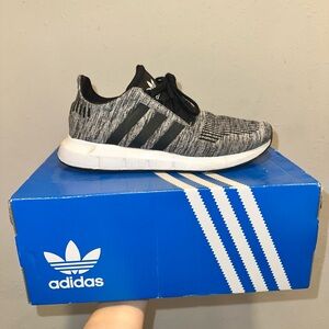 Gray Adidas Swift Run